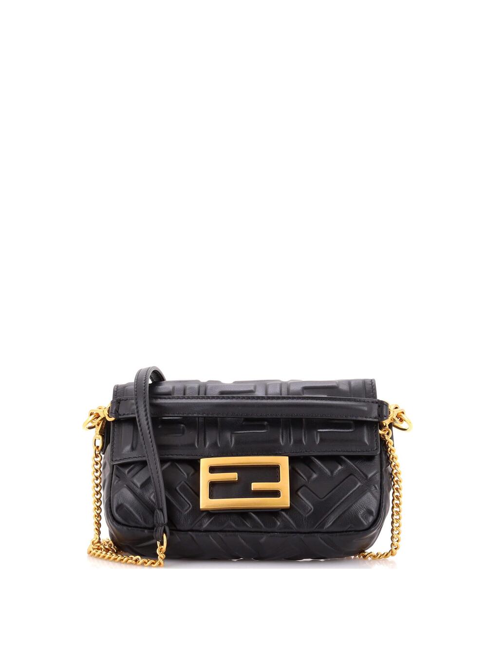 Fendi Baguette Nm Bag Zucca Embossed #342942F22B